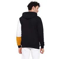 Pause Sport Men's Full Sleeves Regular Fit Black Color Round Neck Classic Solid Printed Hooded No Closure Sweatshirt for Casual (XXL_ Size)-thumb4