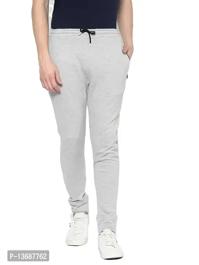 PAUSE Sport Comfortable & Stylish Jogger for Men, Pure Cotton Drawstring, Ankle Length Regular Fit Men's & Boy's Joggers and Track Pant (Light Grey NPS_PATR1405-LGR-S)