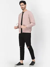 PAUSE Sport Cotton Bomber Jacket for Men's, Jacket for Boy's, Attractive Full Sleeves Mens Jacket, Winter Jackets for Men, (Pink PAJKT1509-PINK_XXL)-thumb1