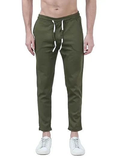 Comfortable Blend Regular Track Pants For Men