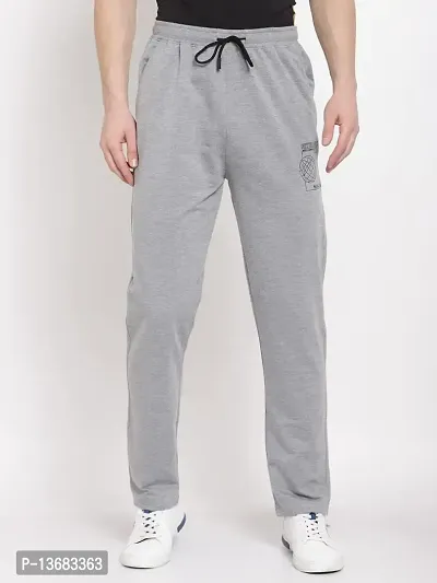 Pause Light Grey Solid Regular Fit Ankle Length Men's Cotton Jogger (PATR1425-LGR-XL)