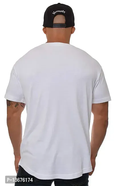 PAUSE White Solid V Neck Slim Fit Half Sleeve Men's Baseball Jersey(X-Large,PACT02191510-WHT-XL)-thumb4