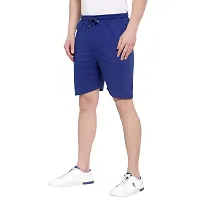 Pause Blue Solid Regular Fit Knee Length Men's Nylon Short (PATR1433-RBLU-L)-thumb2