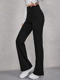 Classic Lycra Solid Trouser Pant for Women-thumb4
