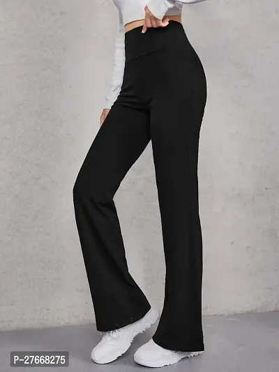 Classic Lycra Solid Trouser Pant for Women-thumb5