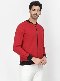 PAUSE Sport Cotton Bomber Jacket for Men's, Jacket for Boy's, Attractive Full Sleeves Mens Jacket, Winter Jackets for Men, Boys & Adults, (Red PAJKT1499-RED_XL)-thumb3