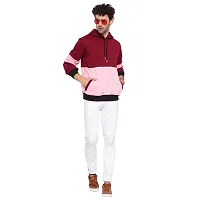 Pause Sport Men's Full Sleeves Regular Fit Maroon Color Round Neck Classic No Closure Sweatshirt for Casual (S_ Size)-thumb1