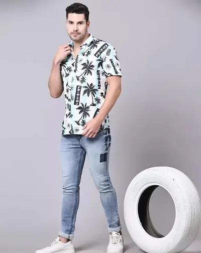 Trendy Regular Fit Short Sleeves Casual Shirt For Men