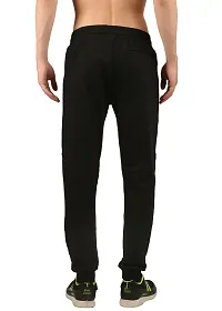 Men's Black Solid Track Pant-thumb1