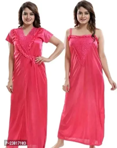 Buy Stylish Satin Nighty For Women Pack Of 2 Online In India At Discounted  Prices