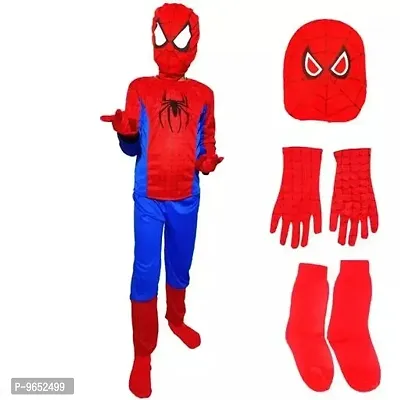 Stylish Boys Spiderman Complete Dress