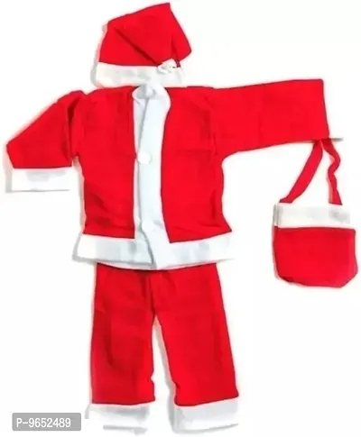 Stylish Boys Santa Claus Dress For Kids-thumb0