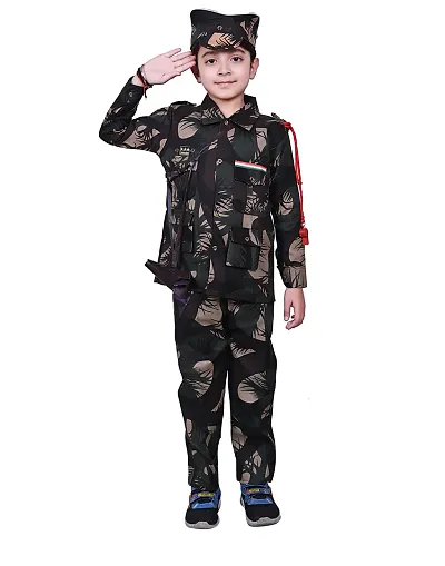 Trending Army Dress For Kids