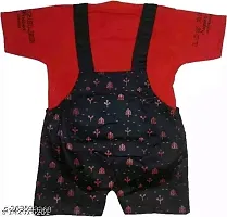 ENVINO OUTFIT Kids Dungaree With T-Shirt-thumb1