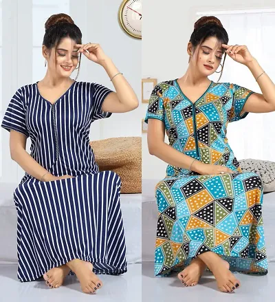 Elegant Nighty For Women Pack Of 2