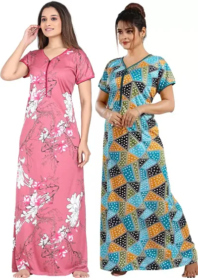 New In Satin Nighty Women's Nightwear 