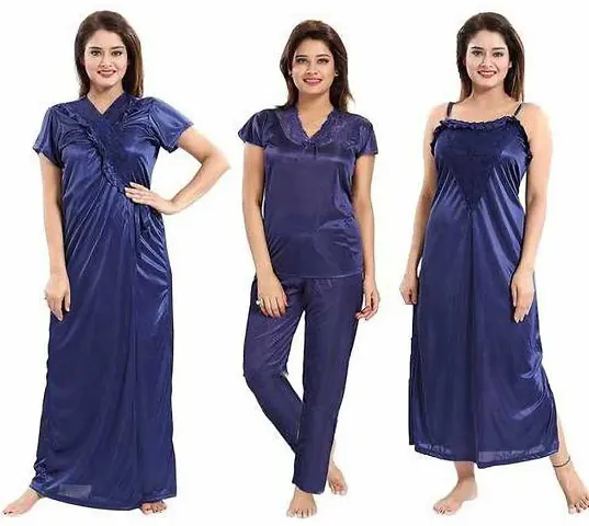 Must Have Satin Nighty Set Women's Nightwear 