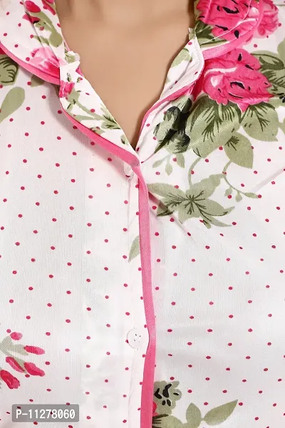 Classy Sinker Printed Top and Pyjama Set For Women-thumb4