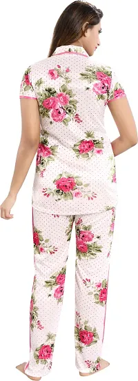 Classy Sinker Printed Top and Pyjama Set For Women-thumb1
