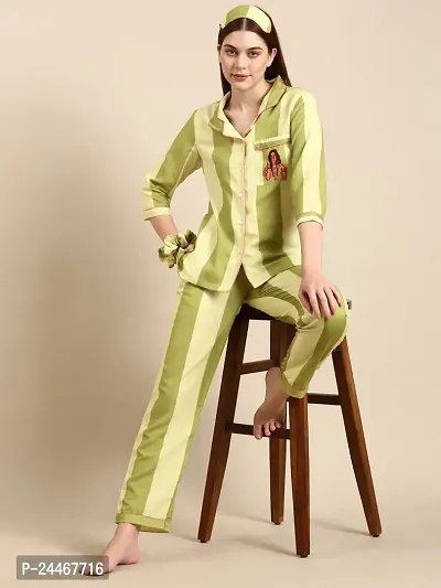 Boss Lady Back Printed Pyjama Set/Night Suit For Women-thumb5