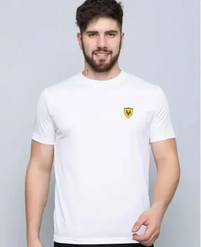 Ekom Men Regular Fit Tshirt |Polyester Round Neck Half Sleeve T-Shirts For Men