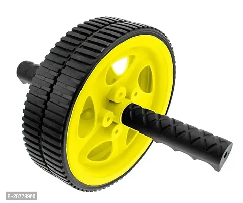 Ab Roller Wheel for Core Exercise Dual Wheels and Foam Handle-thumb0