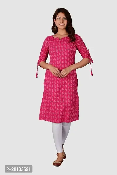 Women Printed Straight Kurta-thumb0