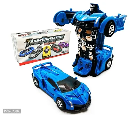 Stylish 10T Automatic Deformation 280N Toys Blue-thumb0