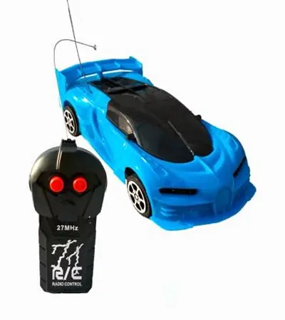 Light Fast Modern Car Full function Radio remote control car for kids  (Blue)