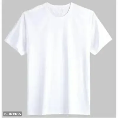 Round Neck Solid T Shirt Regular Fit-thumb0