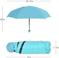 VIRZA TRADE Capsule Mini Travel Umbrella Foldable UV Proof Windproof Protection  Rain (Pack of 1).-thumb2