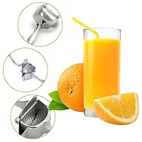 CHOPSTICK Stainless Steel Manual Fruit Juicer Hand juicer, Fruit juicer Manual juicer Instant juicer Orange juicer, Steel Handle Juicer | Manual Lemon Juicer-1 pcs-thumb1