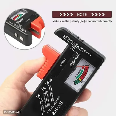 Virza Trade Universal Battery Checker Tester for AA AAA C D 9V 1.5V Button Cell B V8F5-thumb5