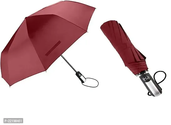 Virza trade Umbrella for Travel - Auto Open Compact, Lightweight  Folding - Best Windproof Umbrellas for Rain, Sturdiness Ergonomic Sun  Wind UV Protection,Easy Carry for Women and Men. (RED)-thumb0