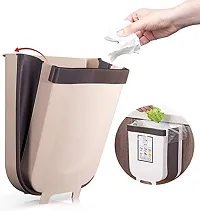 VIRZA TRADE Kitchen Cabinet Door Hanging Trash Can Collapsible Dust Bin, Foldable Garbage Can Waste Bins Room Car Waste Box Kitchen Tools Kitchen Supplies-thumb1