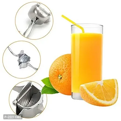 VIRZA TRADE Metal Lemon Manual Fruit Juicer Heavy Duty Alloy Lemon Press Squeezer Lemon Orange Juicer Simple Fruit Press Squeezer Citrus-1 pcs-thumb3