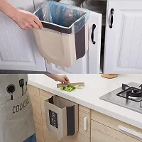 VIRZA TRADE Kitchen Cabinet Door Hanging Trash Can Collapsible Dust Bin, Foldable Garbage Can Waste Bins Room Car Waste Box Kitchen Tools Kitchen Supplies-thumb3