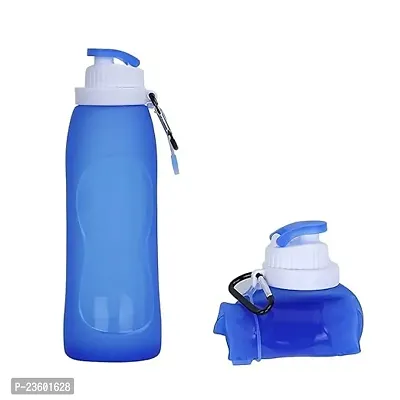 Silicone Scrunchable, BPA Free, Leak Proof Multicolour Bottle