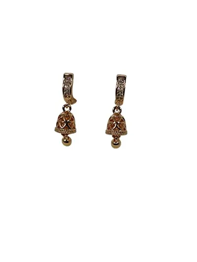 Stylish Fancy Designer Metal Earrings For Women