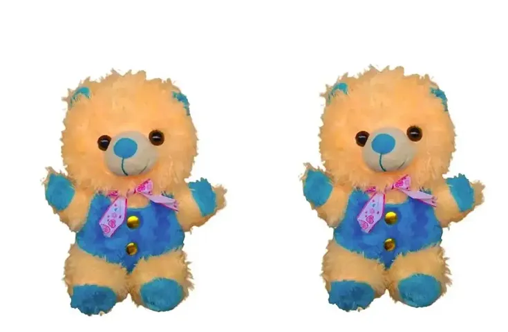 Classy Teddy Bear 12 Inch Light Blue Pack of 2