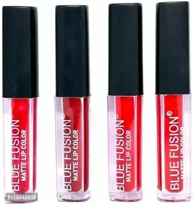 Red Edition Listick Set Of 4 For Girls (Red, 8 Ml)