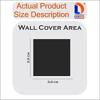 Look Decor 100 Square Silver Acrylic Mirror Wall Sticker|Mirror For Wall|Mirror Stickers For Wall|Wall Mirror|Flexible Mirror|3D Mirror Wall Stickers|Wall Sticker Cp-325-thumb2
