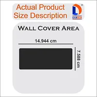 Look Decor 6 Frame Silver Acrylic Mirror Wall Sticker|Mirror For Wall|Mirror Stickers For Wall|Wall Mirror|Flexible Mirror|3D Mirror Wall Stickers|Wall Sticker Cp-357-thumb2