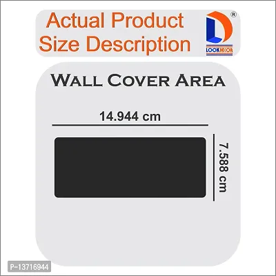 Look Decor 6 Frame Silver Acrylic Mirror Wall Sticker|Mirror For Wall|Mirror Stickers For Wall|Wall Mirror|Flexible Mirror|3D Mirror Wall Stickers|Wall Sticker Cp-357-thumb3
