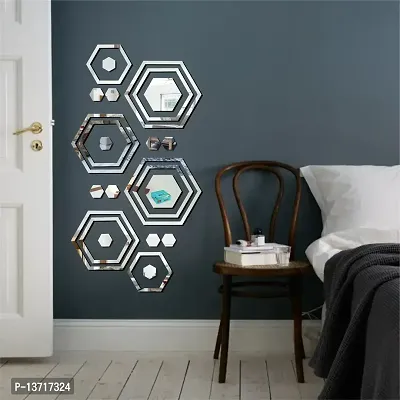 Glow in Dark Hexagon Wall Decals - Neon Stickers 9