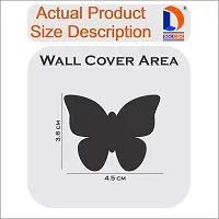 Look Decor 30 Butterflies Golden Acrylic Mirror Wall Sticker|Mirror For Wall|Mirror Stickers For Wall|Wall Mirror|Flexible Mirror|3D Mirror Wall Stickers|Wall Sticker Cp-517-thumb2