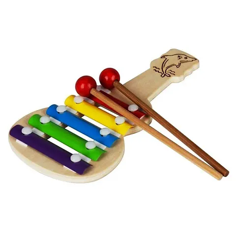 Kids Vedo Guitar Shaped Wooden Xylophone