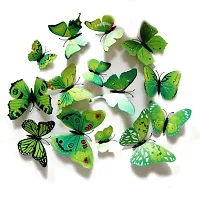 vedo 3D Megnet Butterfly with Self Adhesive Sticker for Home Party Wedding Decore (Pack of 12)-thumb4