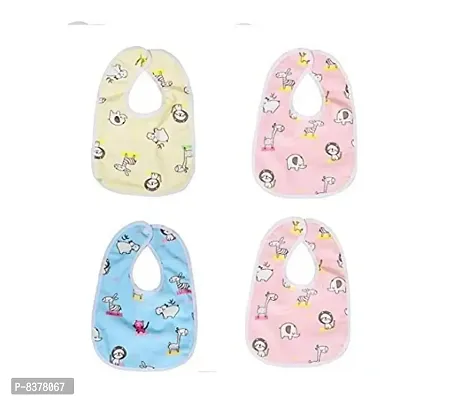 First Trend Waterproof and Quick Dry Baby Bibs Pack of 4-thumb0