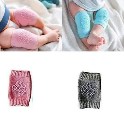 Cotton Baby Knee pad Elbow Protector Baby Leg Warmer Knee Support Protector Pack of 2